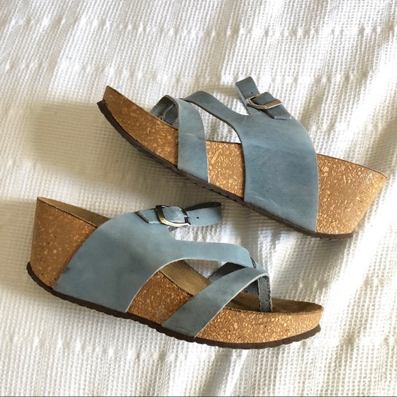 marina luna comfort wedge sandals